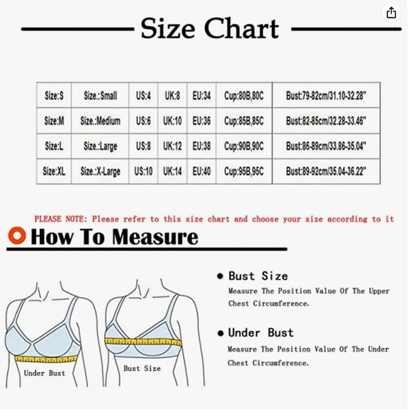 Front Closure, Floral Print Comfy Wireless Bra, Everyday Underwear Sexy Lingerie - Picture 5 of 6